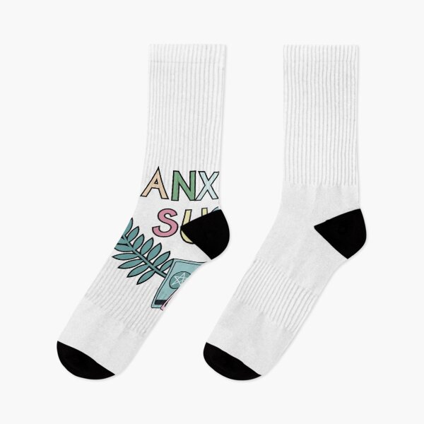 Item preview, Anxiety Sucks! Take care of your mental health  designed and sold by DearFawnStudio.