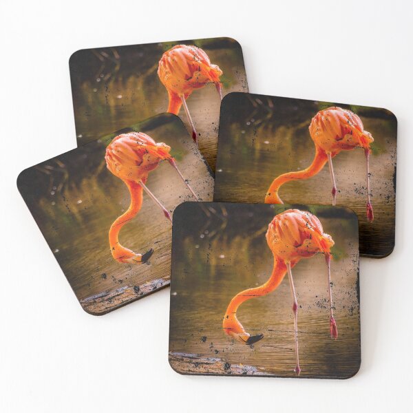 Item preview, Exotic Bird Animal Lover Photography Of Flamingo Abstract designed and sold by Bourini.