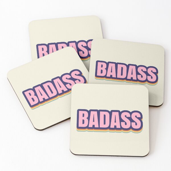 Item preview, BADASS | Retro Colors | babyRAGE Item #T0002A designed and sold by babyrage.