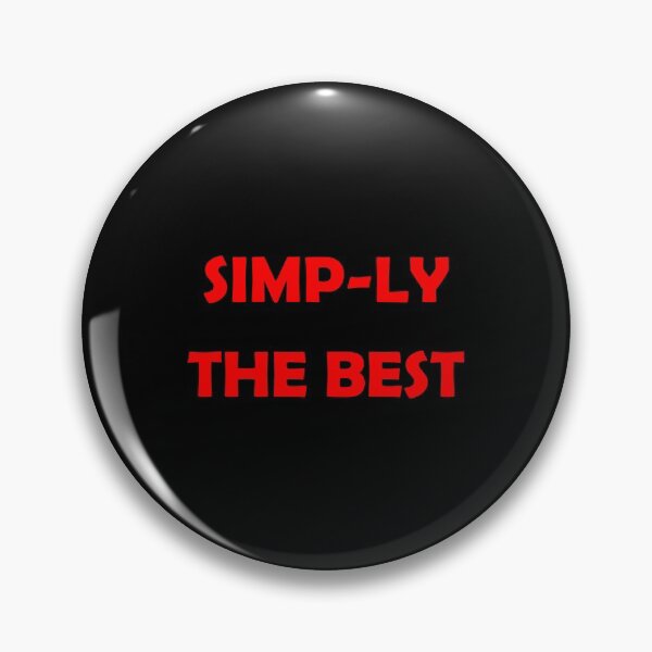 Item preview, Simply the best pun fun (Red) designed and sold by Deegital18.