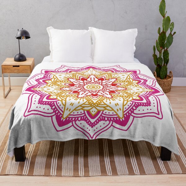 Item preview, Pink,Yellow,Red Mandala designed and sold by Mandalaz.