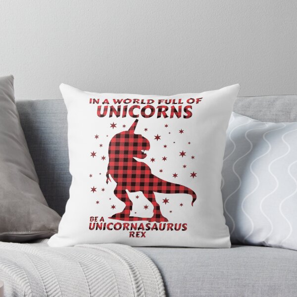 Item preview, In A World Full Of Unicorns Be A Unicornasaurus Rex Plaid designed and sold by issambak.