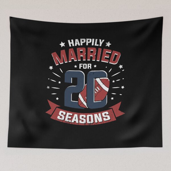Item preview, Married For 20 Years American Football Couple Gift designed and sold by Marcid95.
