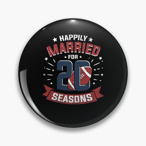 Item preview, Married For 20 Years American Football Couple Gift designed and sold by Marcid95.