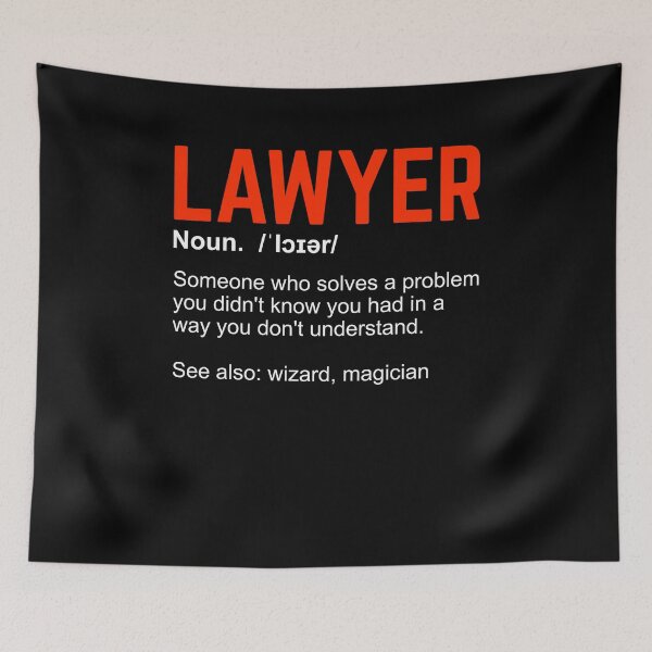 Item preview, Lawyer Definition Attorney Gift designed and sold by Marcid95.