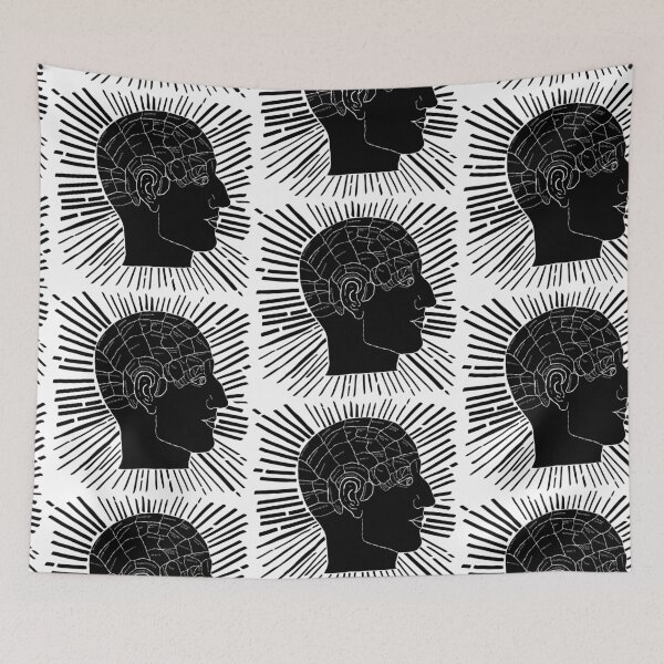 Item preview, Phrenology black and white designed and sold by Kimmygowland.