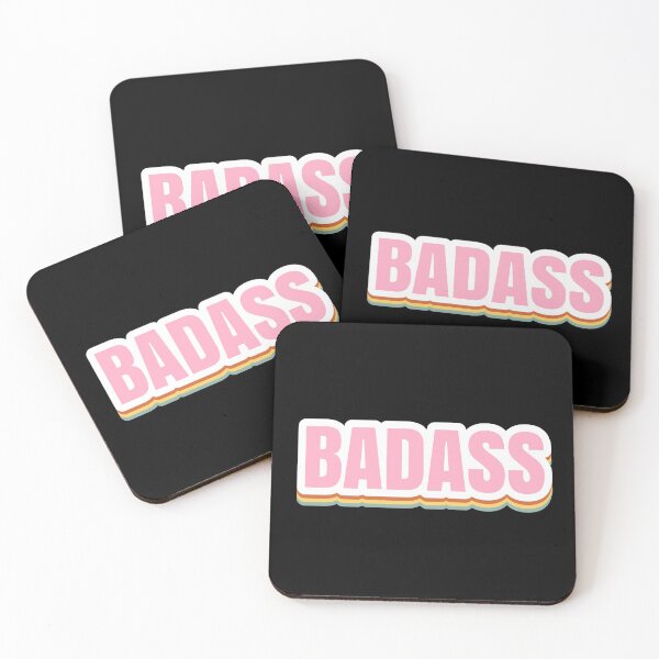 Item preview, BADASS | Retro Colors | babyRAGE Item #T0002B designed and sold by babyrage.