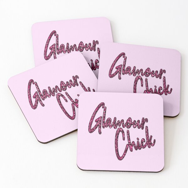 Item preview, Glamor Chick in Pink Glitter - Girly designed and sold by GlamourChick.