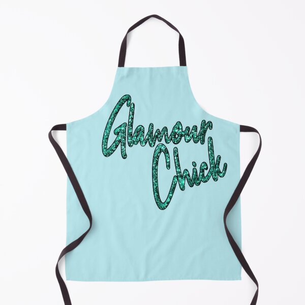 Item preview, Glamor Chick Typography in Turquoise Glitter designed and sold by GlamourChick.