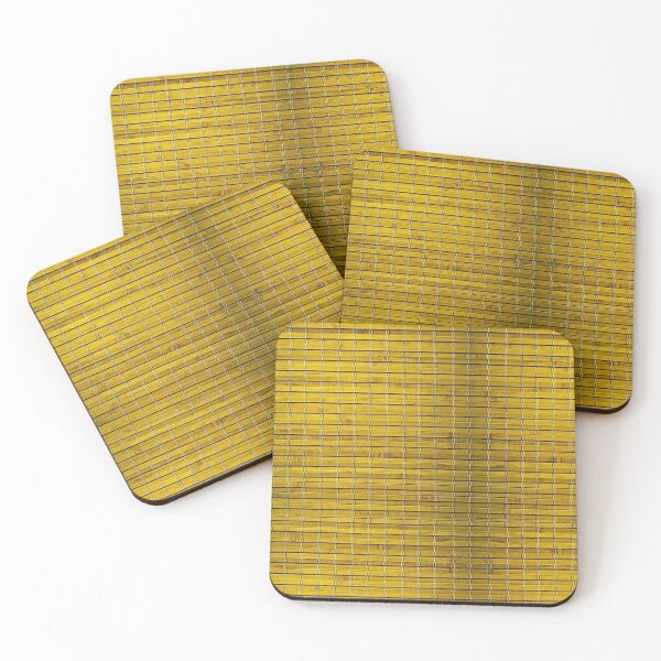 Item preview, Brown woven bamboo mat design designed and sold by tetibright.