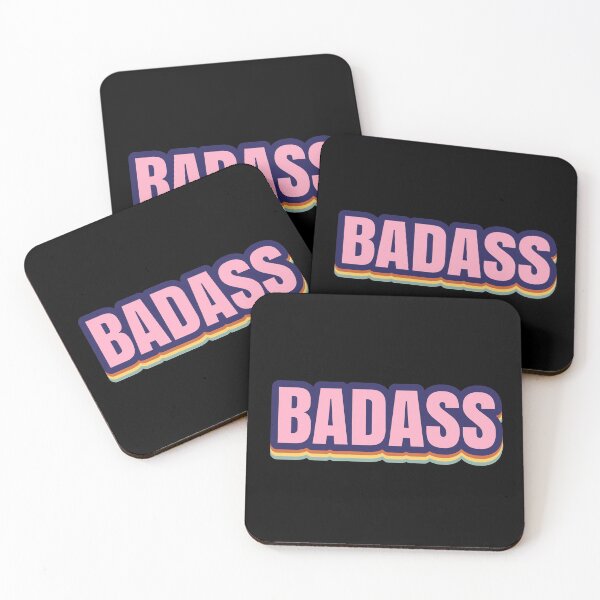 Item preview, BADASS | Retro Colors | babyRAGE Item #T002D designed and sold by babyrage.