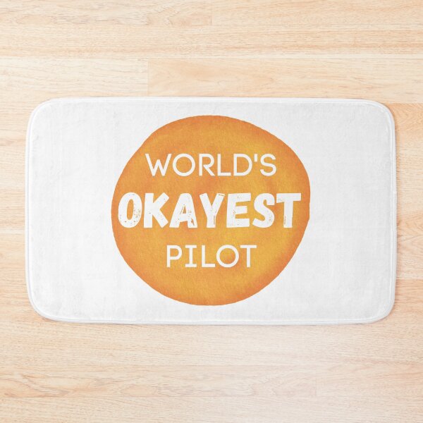 Item preview, World's Okayest Pilot designed and sold by sherwinc.