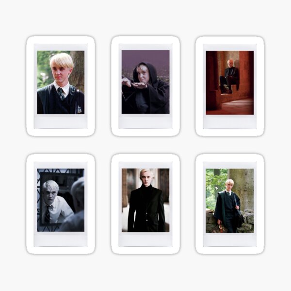 Draco Malfoy Polaroids<3 Sticker