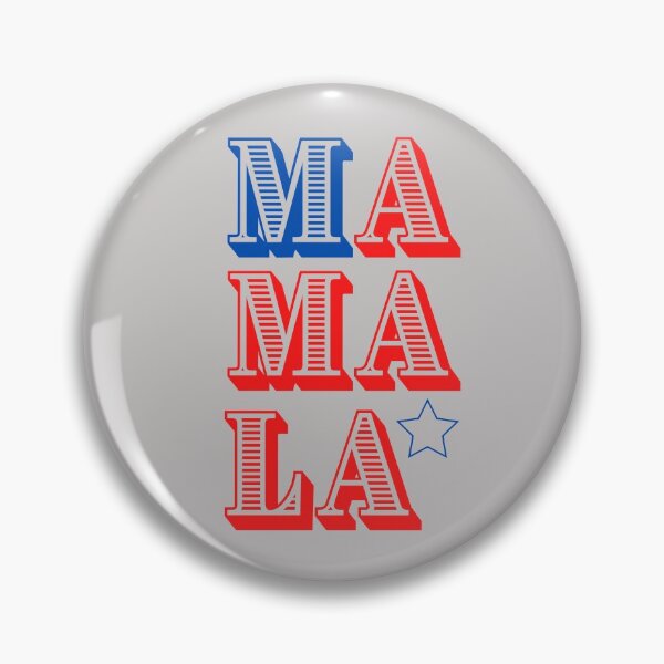 Item preview, Kamala Mamala Harris Momala Biden 2020 stripe and star shape design designed and sold by milkasweet.
