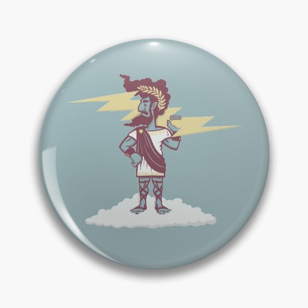 Item preview, Zeus Lightning Thunder Greek Mythology designed and sold by Stayfrostybro.