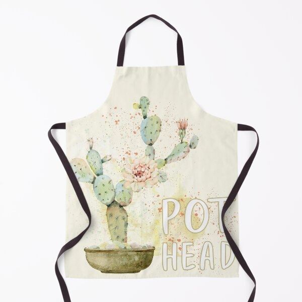 Item preview, Pot Head Cactus Gardening -Watercolor Cactus Flowers, Cacti Succulents Lover Gift designed and sold by A7med-Design.