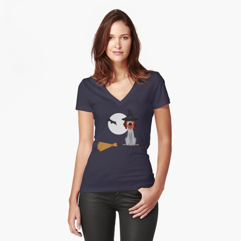 Item preview, Fitted V-Neck T-Shirt designed and sold by boesarts.