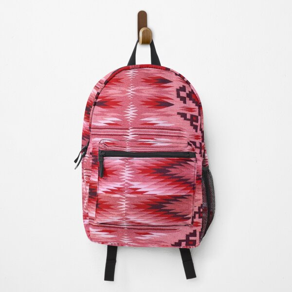 Item preview, Red patterned Native American print designed and sold by tetibright.