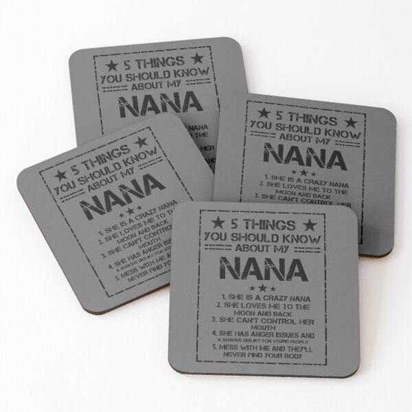 Item preview, 5 Things You Should Know About My Nana   designed and sold by issambak.