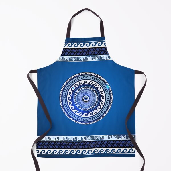 Item preview, Mati Evil Eye Greek Key Patterns Yiorgos Collection designed and sold by Yiorgos Designs.