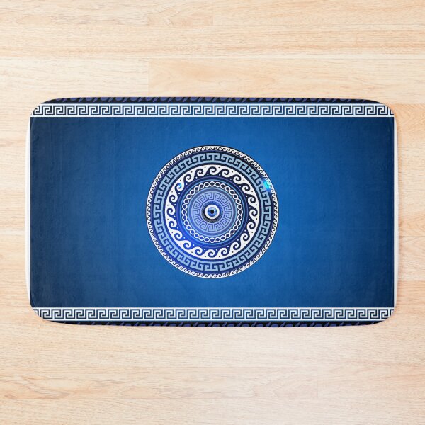 Item preview, Mati Evil Eye Greek Key Patterns Yiorgos Collection designed and sold by Yiorgos Designs.