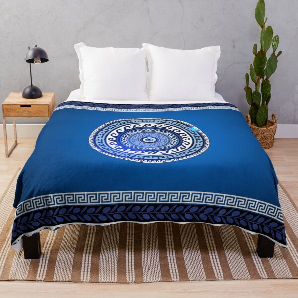 Item preview, Mati Evil Eye Greek Key Patterns Yiorgos Collection designed and sold by Yiorgos Designs.