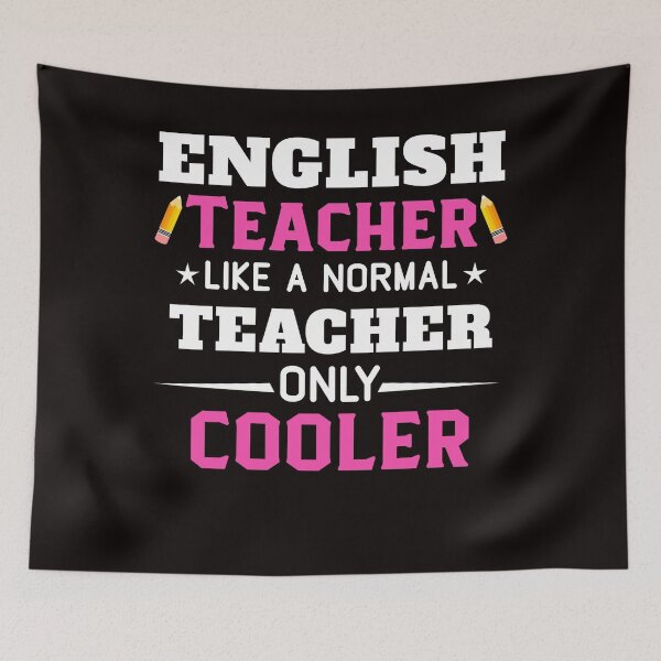 Item preview, English Teacher Like A Normal Teacher only Cooler cool and awesome English teacher t-shirt gift  designed and sold by Majesticoo.