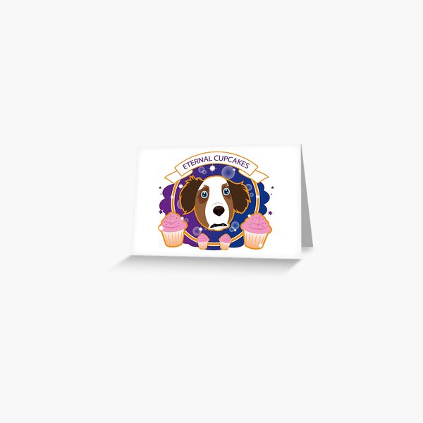 Cupcake Dog Meme Greeting Cards Redbubble - lul dog roblox