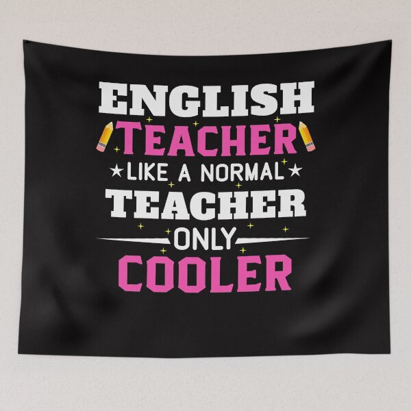 Item preview, English Teacher Like A Normal Teacher only Cooler cool and awesome English teacher t-shirt gift  designed and sold by Majesticoo.