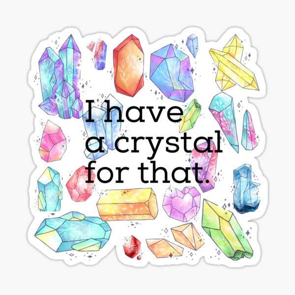 It's a Spiritual Thing Crystals Stickers