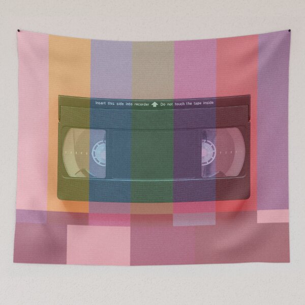 Item preview, VHS_tvcolorbar_effect designed and sold by ESCAPZ.