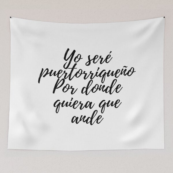 Item preview, Preciosa Rafael Hernández Marín y Marc Anthony Puerto Rico Quote designed and sold by collazodesigns.