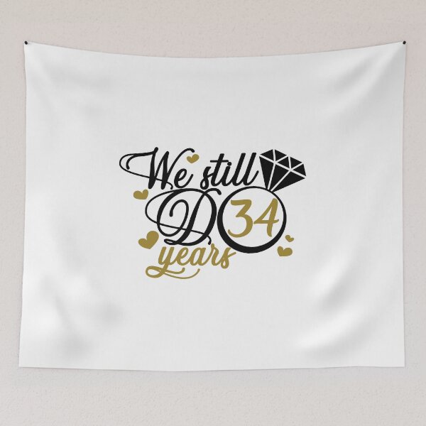 Item preview, We still do 34 years. 34th anniversary designed and sold by mintandbeer.
