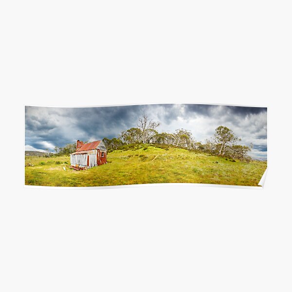 Four Mile Hut, Kosciuszko, New South Wales, Australia Poster