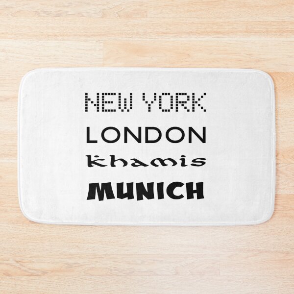 Item preview, New York, London, Khamis, Munich! designed and sold by Twenty Twenty Visions.