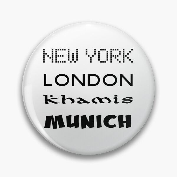 Item preview, New York, London, Khamis, Munich! designed and sold by Twenty Twenty Visions.