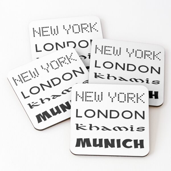 Item preview, New York, London, Khamis, Munich! designed and sold by Twenty Twenty Visions.