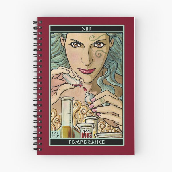 Item preview, Temperance tarot designed and sold by Anna R. Carrino.