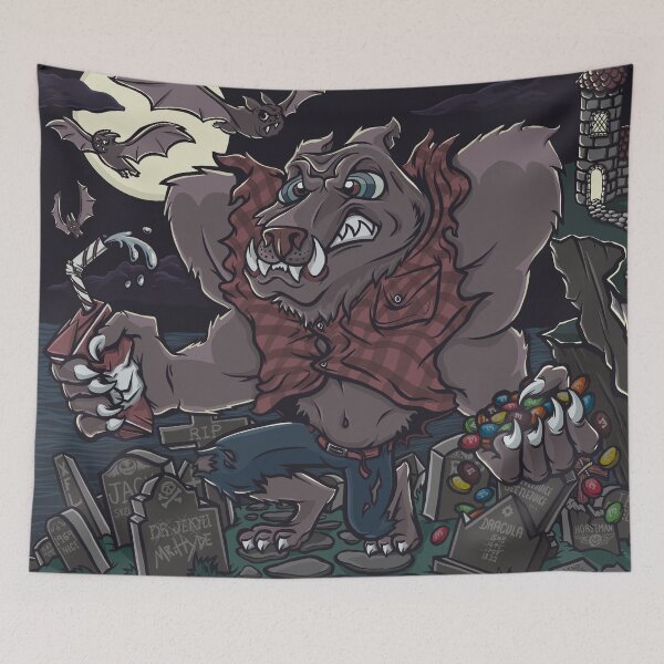 Item preview, WereWolf Halloween Spooky Season Wolfman designed and sold by Stayfrostybro.