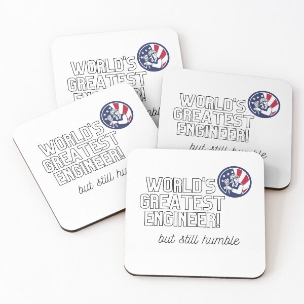 Item preview,  World's Greatest Engineer, but still humble merch designed and sold by Wanderers'  Arcadia.