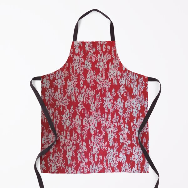 Item preview, astratto fiori bianchi sfondo rosso  designed and sold by farfalla 68.