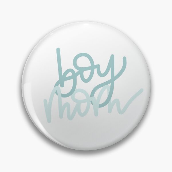 Item preview, 'Boy Mom' Handlettered Sticker designed and sold by TayDesignCo.