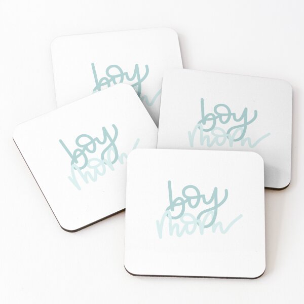 Item preview, 'Boy Mom' Handlettered Sticker designed and sold by TayDesignCo.