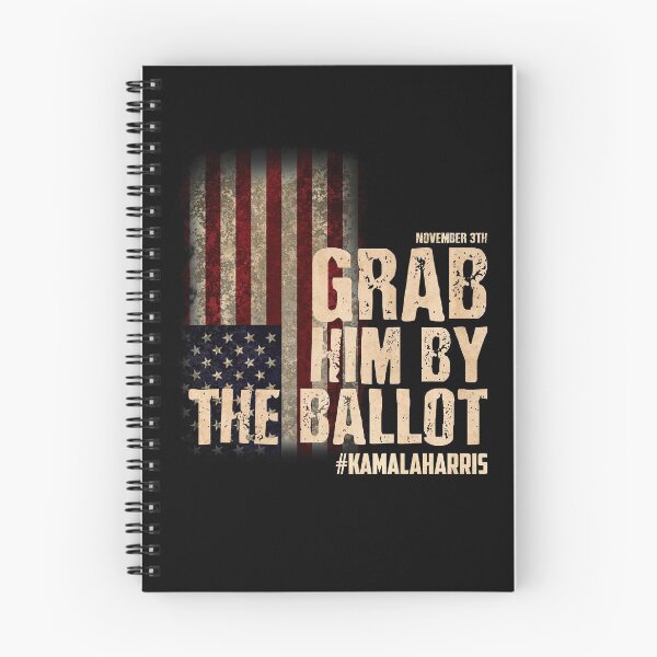 Item preview, Grab Him By The Ballot, Anti Trump, Biden For President, nasty woman retro nasty women vote feminist election designed and sold by 96design.