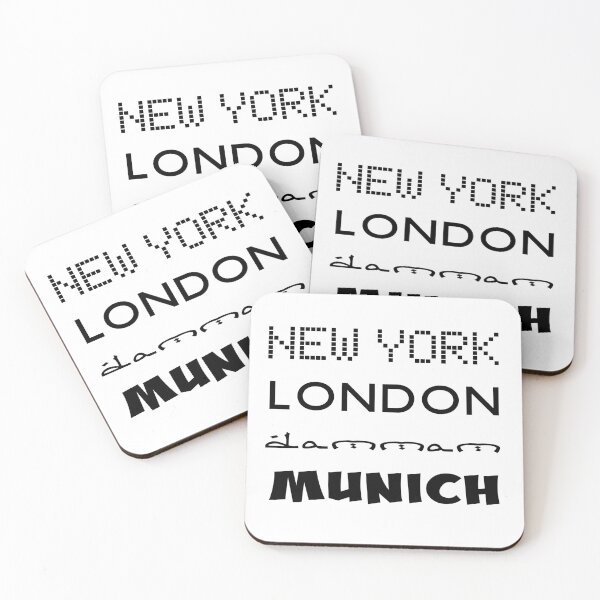 Item preview, New York, London, Dammam, Munich designed and sold by Twenty Twenty Visions.