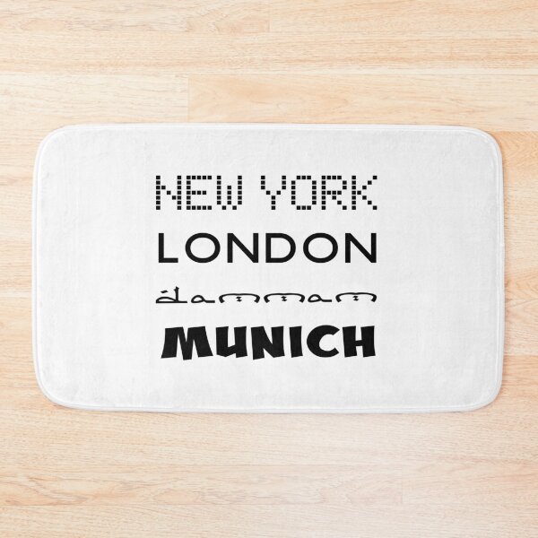 Item preview, New York, London, Dammam, Munich designed and sold by Twenty Twenty Visions.