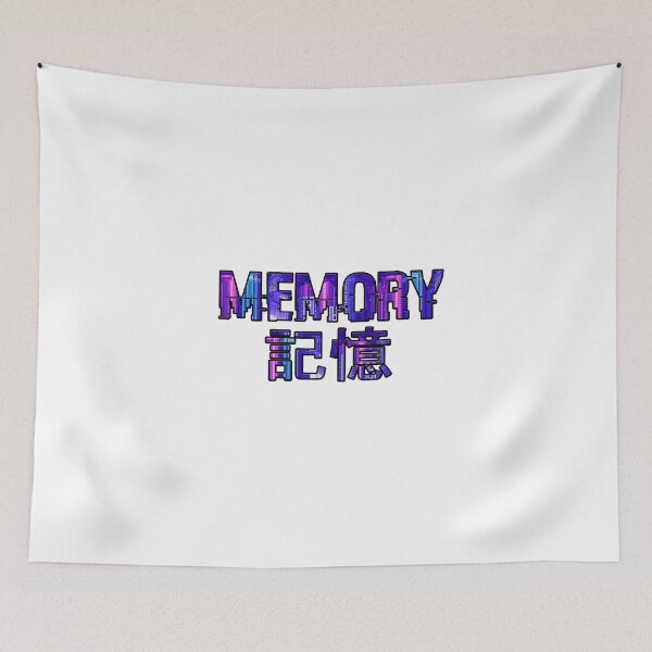 Item preview, Japanese "memory" Vaporwave Aesthetic designed and sold by RareAesthetic.