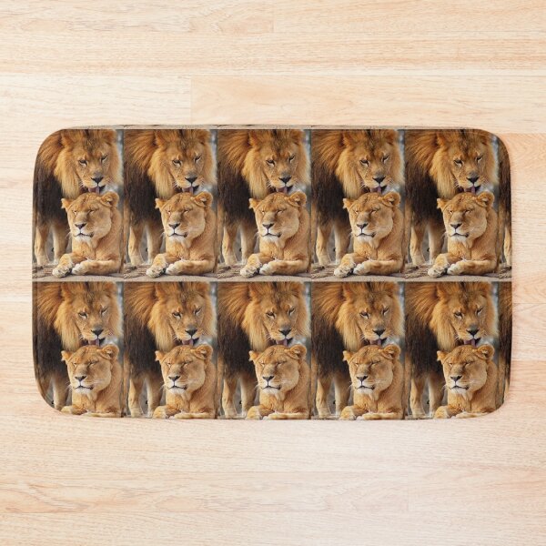 Item preview, The lion king who takes care of his lioness. designed and sold by Karine Dupras.