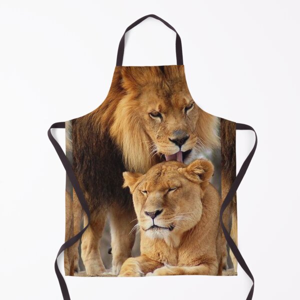 Item preview, The lion king who takes care of his lioness. designed and sold by Karine Dupras.