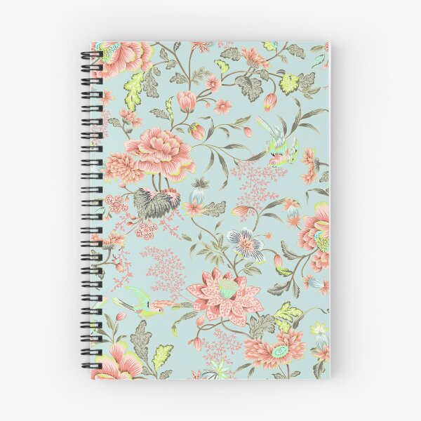 Item preview, Patrón de flores y pájaros elegantes orientales rosa verde azulado designed and sold by BluePlanet.